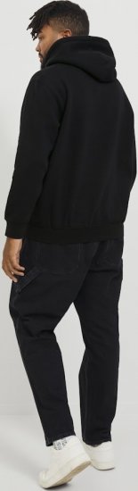 Jack & Jones ESTERBRO Hoodie Black - φούτερ/Φούτερ με κουκούλα - φούτερ/Φούτερ με κουκούλα ανδρικά μεγάλα μεγέθη 