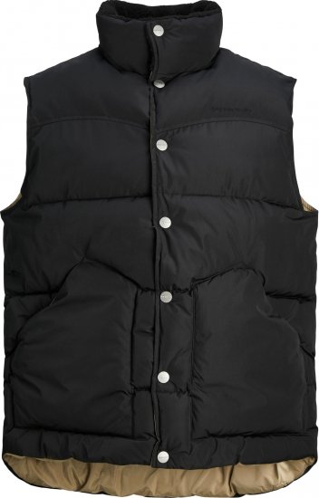 Jack & Jones JORLAKEWOOD BODYWARMER Black - Μπουφάν - Aνδρικά μπουφαν μεγάλα μεγέθη