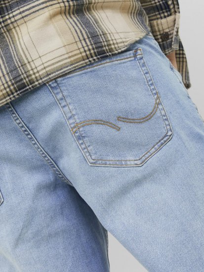 Jack & Jones MIKE JORIGINAL SQ 330 Jeans Blue Denim - Τζιν και παντελόνια - Aνδρικα τζιν παντελόνια μεγάλα μεγέθη