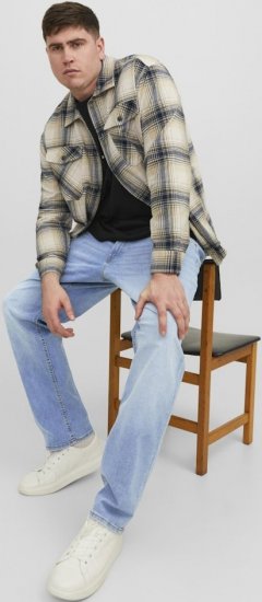 Jack & Jones MIKE JORIGINAL SQ 330 Jeans Blue Denim - Τζιν και παντελόνια - Aνδρικα τζιν παντελόνια μεγάλα μεγέθη