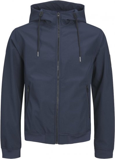Jack & Jones BASIC Water-Resistant Softshell Jacket Navy Blazer - Μπουφάν - Aνδρικά μπουφαν μεγάλα μεγέθη