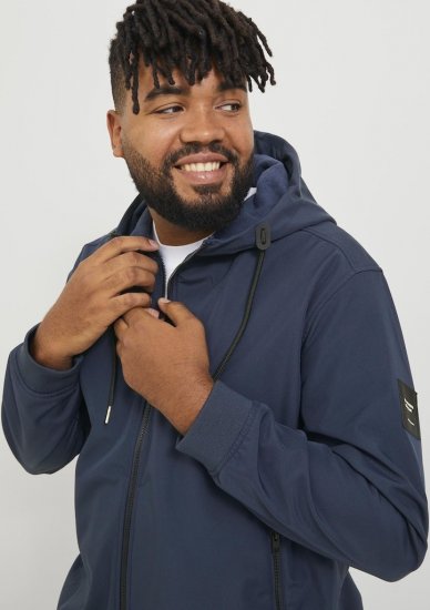 Jack & Jones BASIC Water-Resistant Softshell Jacket Navy Blazer - Μπουφάν - Aνδρικά μπουφαν μεγάλα μεγέθη