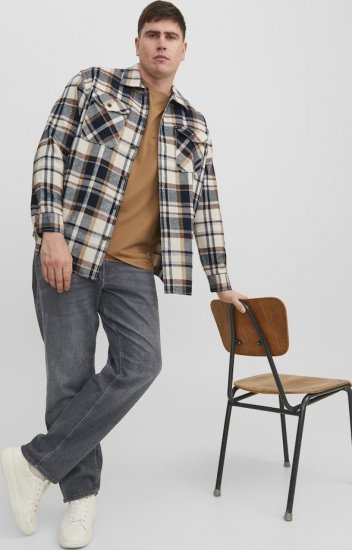 Jack & Jones MIKE ORIGINAL SQ 270 Jeans Black Denim - Τζιν και παντελόνια - Aνδρικα τζιν παντελόνια μεγάλα μεγέθη
