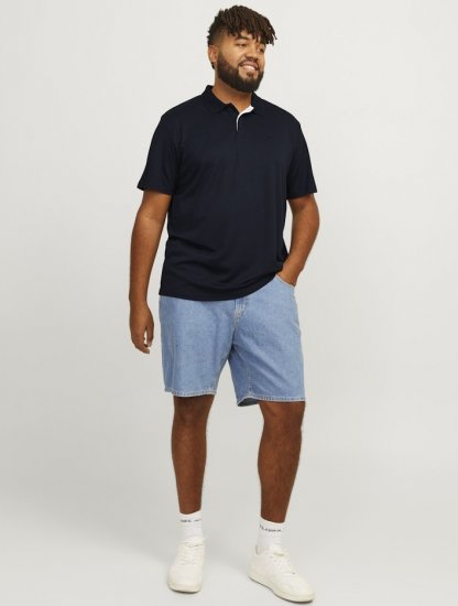 Jack & Jones Rodney Polo Shirt Night Sky - Πόλο μπλουζάκια - Aνδρικά μπλουζακια πολο μεγάλα μεγέθη