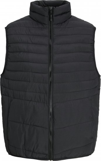 Jack & Jones STATE Vest Black - Μπουφάν - Aνδρικά μπουφαν μεγάλα μεγέθη