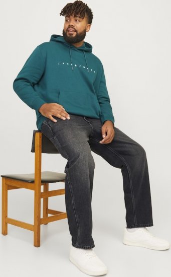 Jack & Jones CHRIS CARPENTER SBD 716 Jeans Black Denim - Τζιν και παντελόνια - Aνδρικα τζιν παντελόνια μεγάλα μεγέθη