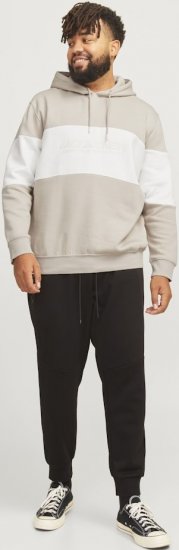 Jack & Jones LEGACY 2 Color Hoodie Beige - φούτερ/Φούτερ με κουκούλα - φούτερ/Φούτερ με κουκούλα ανδρικά μεγάλα μεγέθη 