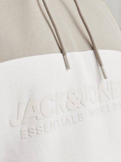 Jack & Jones LEGACY 2 Color Hoodie Beige - φούτερ/Φούτερ με κουκούλα - φούτερ/Φούτερ με κουκούλα ανδρικά μεγάλα μεγέθη 