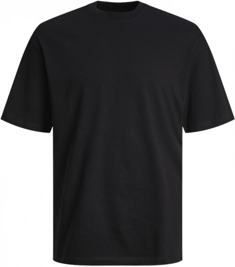 Jack & Jones JJEBRADLEY T-Shirt Black - Μακό μπλουζάκια - Aνδρικά μπλουζεσ μεγάλα μεγέθη