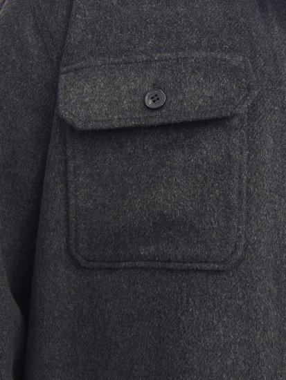 Jack & Jones BRADLEY OLLIE Overshirt LS Black - Πουκάμισα - Aνδρικά πουκαμισα μεγαλα μεγάλα μεγέθη