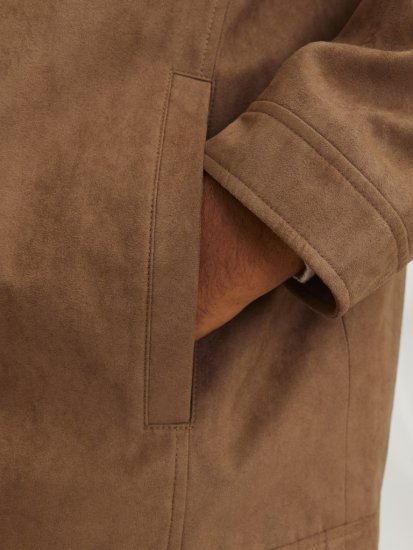 Jack & Jones DYLAN Clean Jacket Brown - Μπουφάν - Aνδρικά μπουφαν μεγάλα μεγέθη
