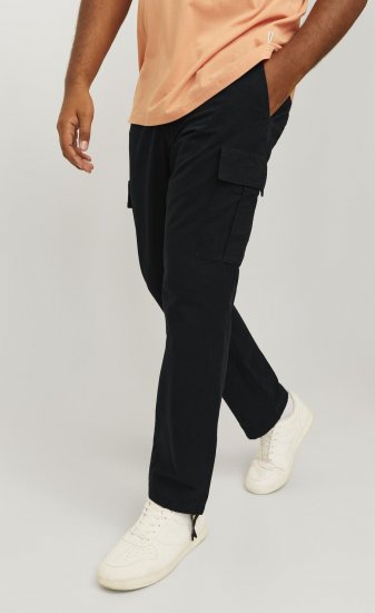Jack & Jones JPSTKANE JJBARKLEY Cargopants Black - Τζιν και παντελόνια - Aνδρικα τζιν παντελόνια μεγάλα μεγέθη