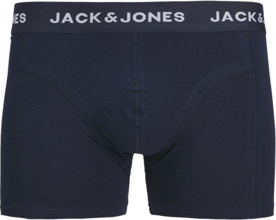 Jack & Jones JACCAMOFLAGE Trunks 3-Pack Navy Blazer - Εσώρουχα/Μαγιό - Aνδρικά Εσώρουχα μεγάλα μεγέθη