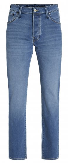 Jack & Jones JJIMIKE JJICON I.K. SQ 027 Jeans Blue Denim - Τζιν και παντελόνια - Aνδρικα τζιν παντελόνια μεγάλα μεγέθη