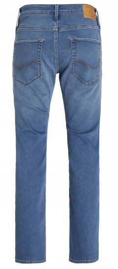 Jack & Jones JJIMIKE JJICON I.K. SQ 027 Jeans Blue Denim - Τζιν και παντελόνια - Aνδρικα τζιν παντελόνια μεγάλα μεγέθη