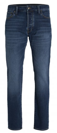 Jack & Jones JJIMIKE JJICON I.K. SQ 026 Jeans Blue Denim - Τζιν και παντελόνια - Aνδρικα τζιν παντελόνια μεγάλα μεγέθη