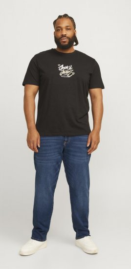 Jack & Jones JJIMIKE JJICON I.K. SQ 026 Jeans Blue Denim - Τζιν και παντελόνια - Aνδρικα τζιν παντελόνια μεγάλα μεγέθη