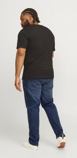 Jack & Jones JJIMIKE JJICON I.K. SQ 026 Jeans Blue Denim - Τζιν και παντελόνια - Aνδρικα τζιν παντελόνια μεγάλα μεγέθη