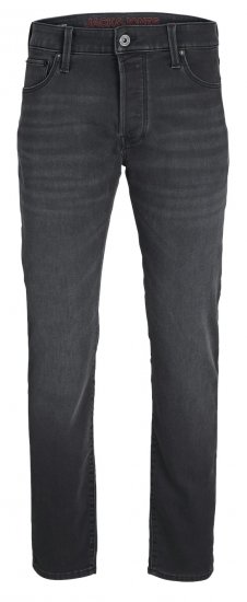 Jack & Jones JJIMIKE JJICON I.K. SQ 028 Jeans Black Denim - Τζιν και παντελόνια - Aνδρικα τζιν παντελόνια μεγάλα μεγέθη