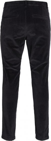 Jack & Jones MARCO Corduroy Chinos Pants Black - Τζιν και παντελόνια - Aνδρικα τζιν παντελόνια μεγάλα μεγέθη