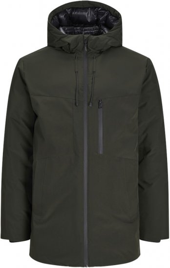 Jack & Jones PAYNE Windproof Parka Green - Μπουφάν - Aνδρικά μπουφαν μεγάλα μεγέθη