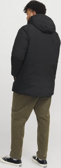 Jack & Jones PAYNE Windproof Parka Black - Μπουφάν - Aνδρικά μπουφαν μεγάλα μεγέθη