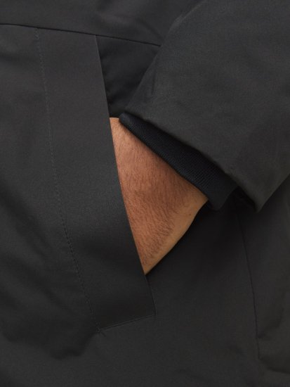 Jack & Jones PAYNE Windproof Parka Black - Μπουφάν - Aνδρικά μπουφαν μεγάλα μεγέθη