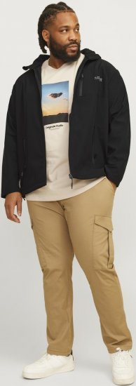 Jack & Jones JJTAYLOR Softshell Jacket Black - Μπουφάν - Aνδρικά μπουφαν μεγάλα μεγέθη