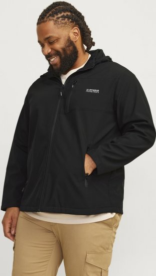Jack & Jones JJTAYLOR Softshell Jacket Black - Μπουφάν - Aνδρικά μπουφαν μεγάλα μεγέθη