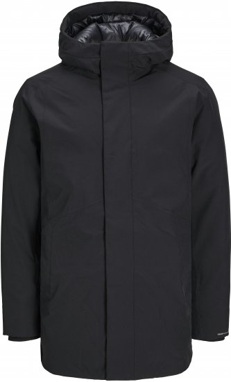 Jack & Jones KEEN Windproof Parka Black - Μπουφάν - Aνδρικά μπουφαν μεγάλα μεγέθη