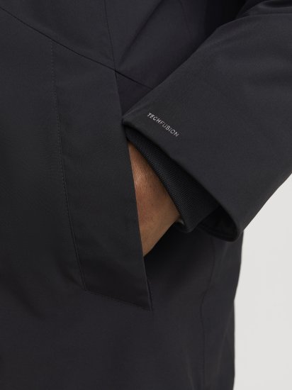Jack & Jones KEEN Windproof Parka Black - Μπουφάν - Aνδρικά μπουφαν μεγάλα μεγέθη