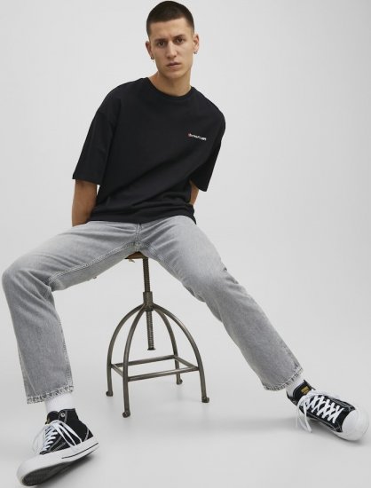 Jack & Jones CHRIS ORIGNIAL AKM 928 Grey Denim - Τζιν και παντελόνια - Aνδρικα τζιν παντελόνια μεγάλα μεγέθη