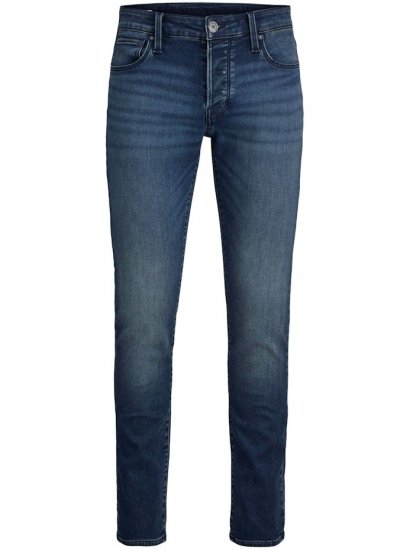 Jack & Jones Glenn Icon SQ 422 Jeans Blue Denim - Τζιν και παντελόνια - Aνδρικα τζιν παντελόνια μεγάλα μεγέθη