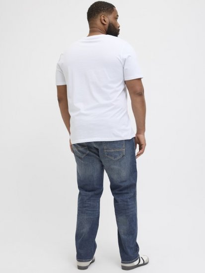 Jack & Jones Mike Fox CB 082 Jeans Blue Denim - Τζιν και παντελόνια - Aνδρικα τζιν παντελόνια μεγάλα μεγέθη