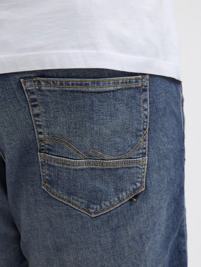 Jack & Jones Mike Fox CB 082 Jeans Blue Denim - Τζιν και παντελόνια - Aνδρικα τζιν παντελόνια μεγάλα μεγέθη