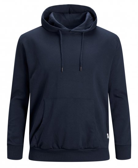 Jack & Jones Basic Sweat Hood Navy Blazer - φούτερ/Φούτερ με κουκούλα - φούτερ/Φούτερ με κουκούλα ανδρικά μεγάλα μεγέθη 