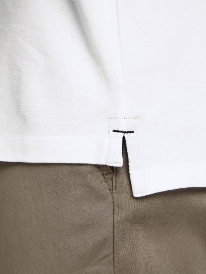 Jack & Jones PAULOS Short Sleeve Polo White/PS - Πόλο μπλουζάκια - Aνδρικά μπλουζακια πολο μεγάλα μεγέθη