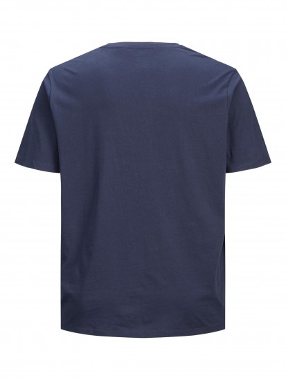 Jack & Jones Organic Basic T-shirt Navy Blazer - Μακό μπλουζάκια - Aνδρικά μπλουζεσ μεγάλα μεγέθη