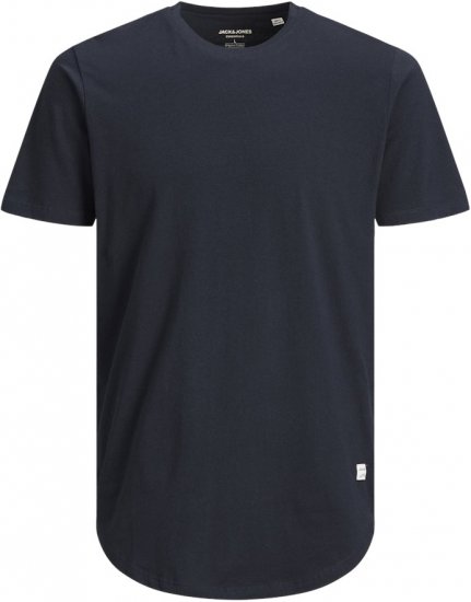 Jack & Jones NOA Crew Neck T-Shirt Navy Blazer - Μακό μπλουζάκια - Aνδρικά μπλουζεσ μεγάλα μεγέθη