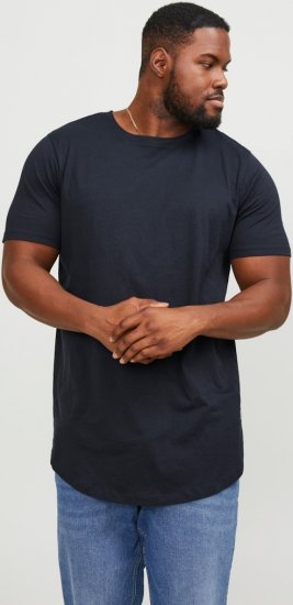 Jack & Jones NOA Crew Neck T-Shirt Navy Blazer - Μακό μπλουζάκια - Aνδρικά μπλουζεσ μεγάλα μεγέθη