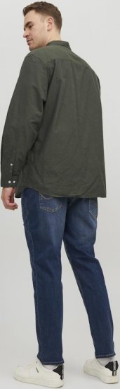 Jack & Jones OXFORD LS Shirt Green - Πουκάμισα - Aνδρικά πουκαμισα μεγαλα μεγάλα μεγέθη