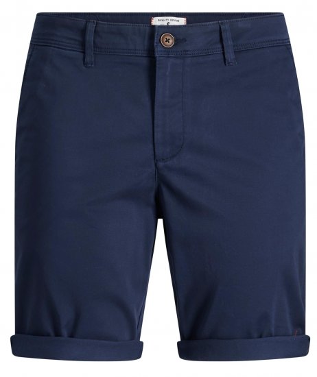 Jack & Jones JPSTBOWIE Chino Shorts Navy Blazer - Σορτς - Aνδρικεσ βερμουδεσ μεγαλα μεγάλα μεγέθη