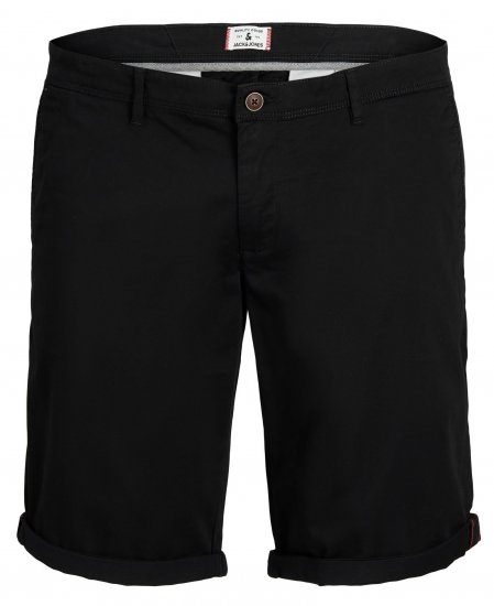 Jack & Jones JPSTBOWIE Chino Shorts Black - Σορτς - Aνδρικεσ βερμουδεσ μεγαλα μεγάλα μεγέθη