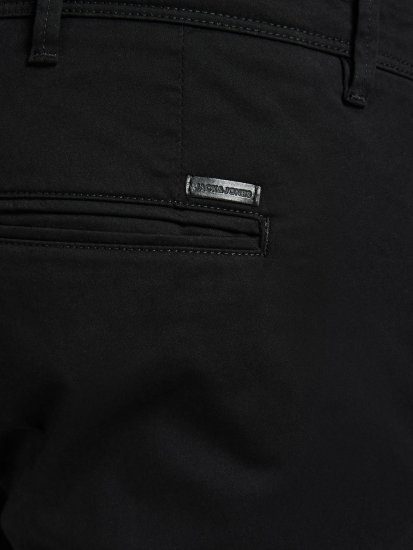 Jack & Jones JPSTBOWIE Chino Shorts Black - Σορτς - Aνδρικεσ βερμουδεσ μεγαλα μεγάλα μεγέθη