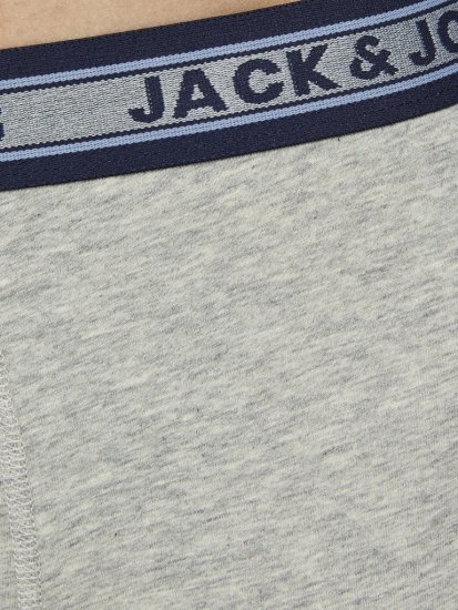 Jack & Jones OLIVER Trunks 5-Pack Dark Grey Melange - Εσώρουχα/Μαγιό - Aνδρικά Εσώρουχα μεγάλα μεγέθη