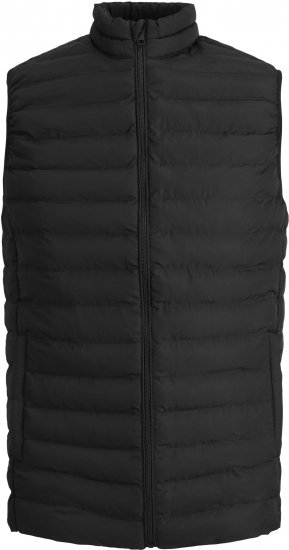Jack & Jones JJERECYCLE BODYWARMER Black - Μπουφάν - Aνδρικά μπουφαν μεγάλα μεγέθη