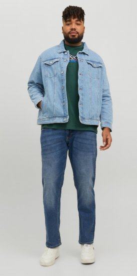Jack & Jones JJIJEAN Denim jacket Blue Denim - Μπουφάν - Aνδρικά μπουφαν μεγάλα μεγέθη