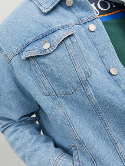 Jack & Jones JJIJEAN Denim jacket Blue Denim - Μπουφάν - Aνδρικά μπουφαν μεγάλα μεγέθη