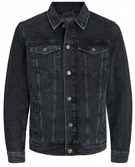 Jack & Jones JJIJEAN Denim Jacket Black Denim - Μπουφάν - Aνδρικά μπουφαν μεγάλα μεγέθη