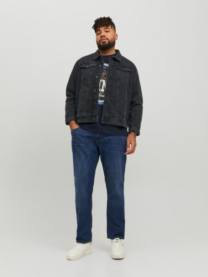 Jack & Jones JJIJEAN Denim Jacket Black Denim - Μπουφάν - Aνδρικά μπουφαν μεγάλα μεγέθη